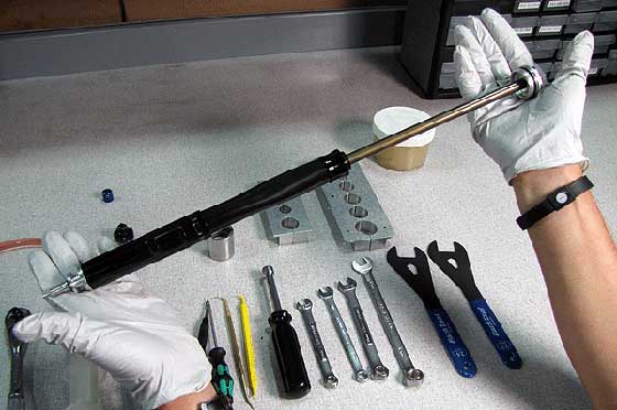 Suspension servicing